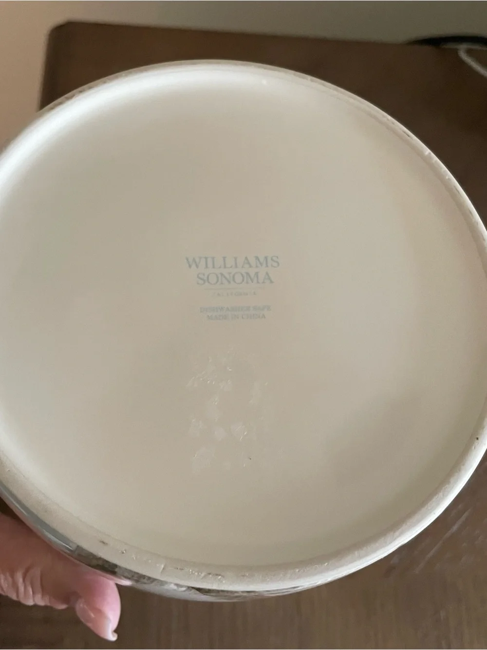Williams Sonoma Damask Easter Bunny Tall Pitcher - Retired